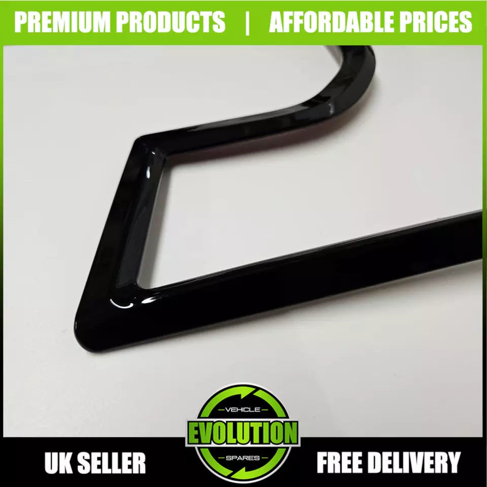 Front Headlight Cover Guard Gloss black For Ford Ranger 2023 2024- T9
