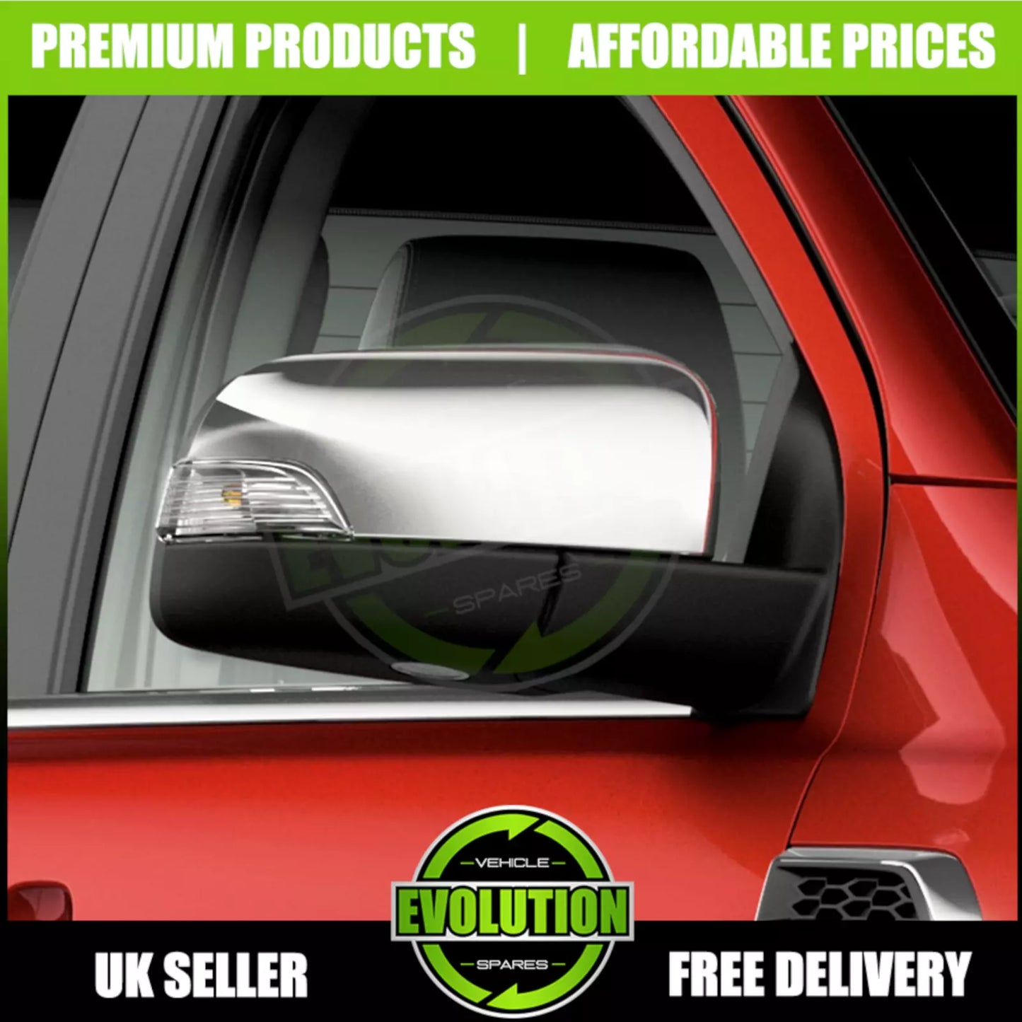 TO FIT FORD RANGER 2011-2022 ELECTRIC FOLDING DOOR WING MIRROR DRIVERS RIGHT