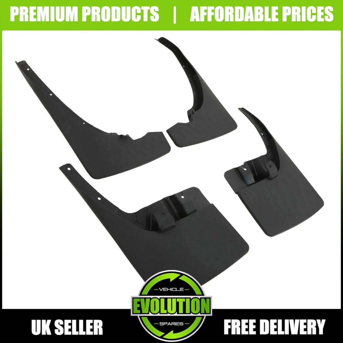 TO FIT Ford Ranger Mud Flaps Guards Set of 4 Front and Rear 2012-2022 T6 T6 T8