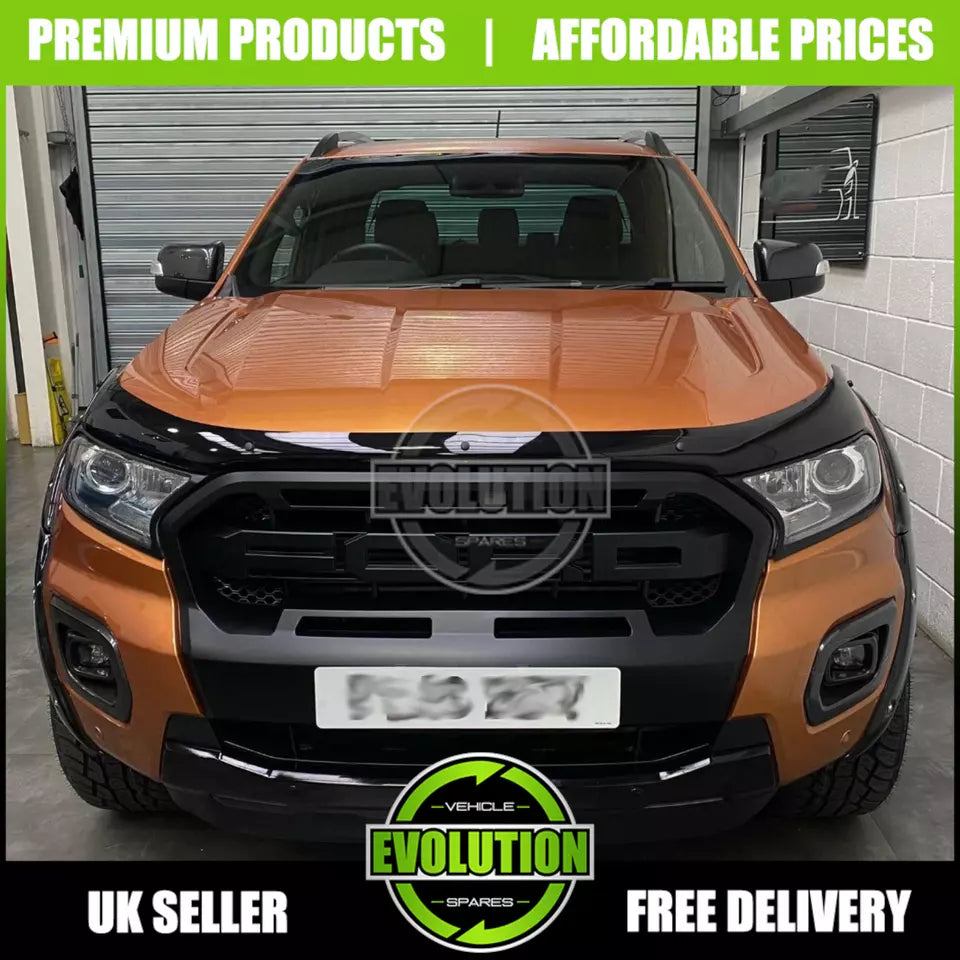 Ford Ranger T7/T8 Bonnet Guard & Wind Deflector Set (2015-2022)