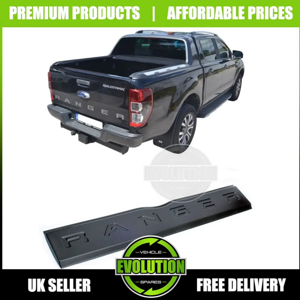 Tailgate Cover Nudge cladding Boot Trim Body kit TO FIT Ford Ranger 2012-2022