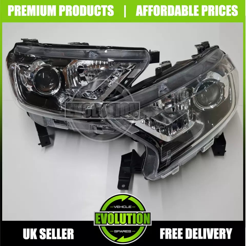 To fit Ford Ranger Headlight Projector Non-Led drl Passenger side 2015-2019