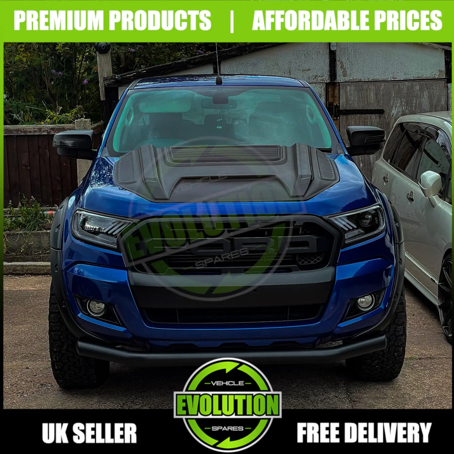 Bonnet Scoop Grill Vent Large To FIT FORD RANGER 2016-2022 T7 T8