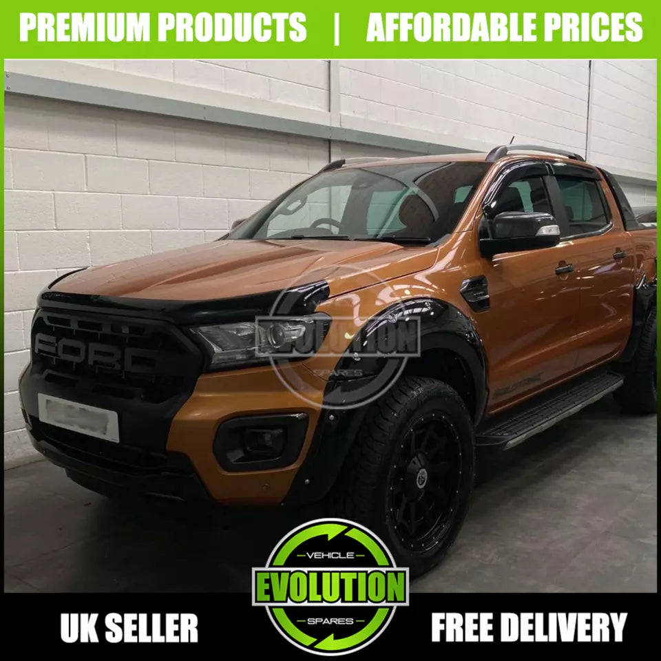 Ford Ranger T7/T8 Bonnet Guard & Wind Deflector Set (2015-2022)