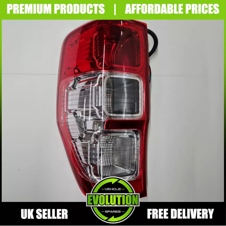 Rear PASSENGER back Light To fit Ford Ranger lamp NS Left 2012-2019 lens T6 T7