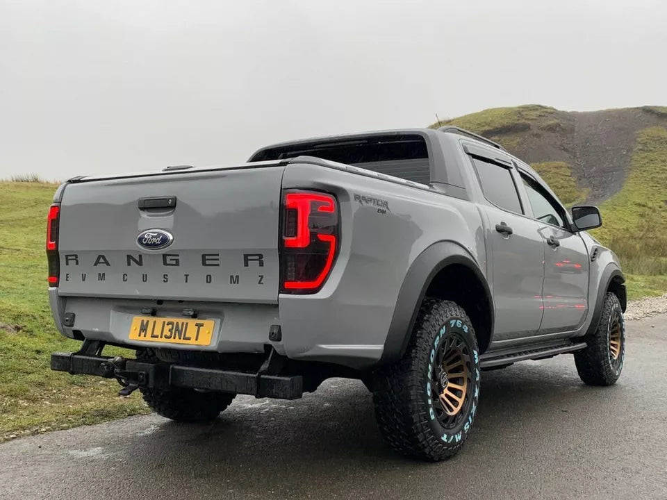 TO FIT FORD RANGER WILDTRACK LED BACK LIGHTS SMOKED FINISH - 2012-2022