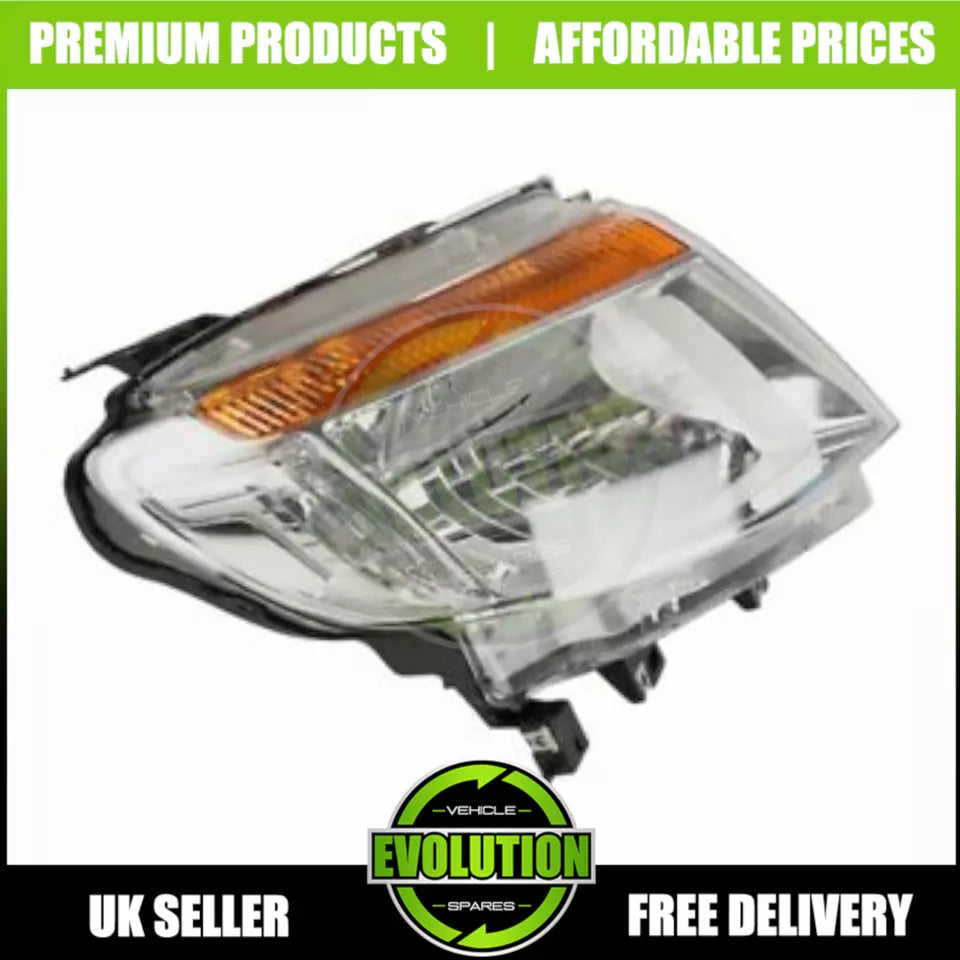 TO FIT Ford Ranger 2011-16 Front Chrome Headlight Headlamp DRIVERS SIDE