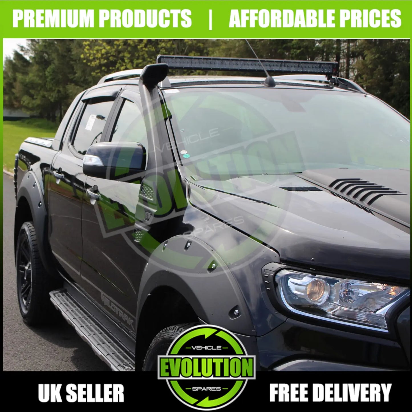 Snorkel Kit 4x4 Off Road Air Intake System TO FIT FORD Ranger 2016-2018 T6 T7
