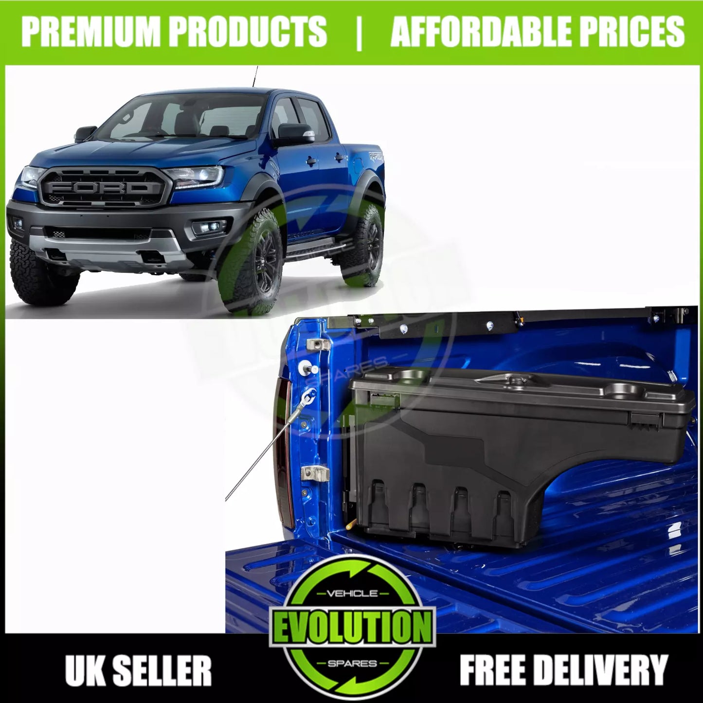 TO FIT FORD RANGER TOOL BOX SWING STORAGE TOOL BOX SWING DRIVERS SIDE 2012-2022