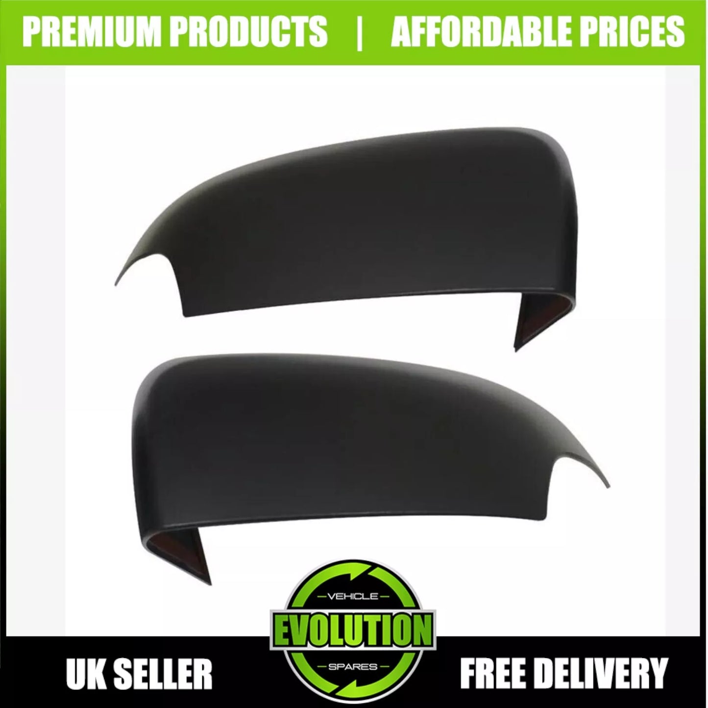 TO FIT Ford Ranger 2012+ T6 T7 T8 Matt Wing Mirror Covers Door Mirrors Cover