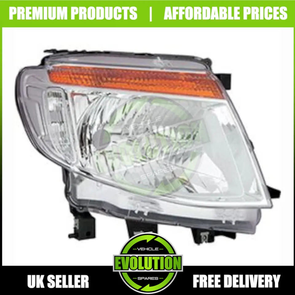 TO FIT Ford Ranger Pickup 2011-2016 Headlights Headlamps Pair OS & NS
