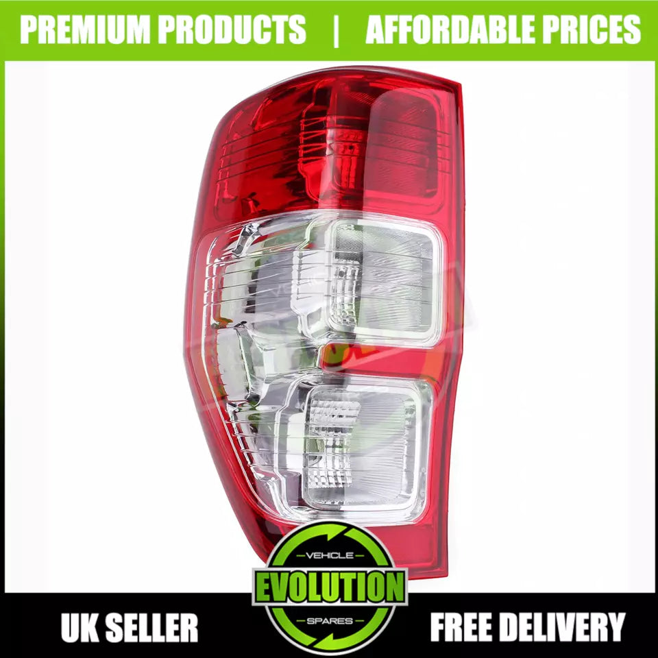 Rear PASSENGER back Light To fit Ford Ranger lamp NS Left 2012-2019 lens T6 T7