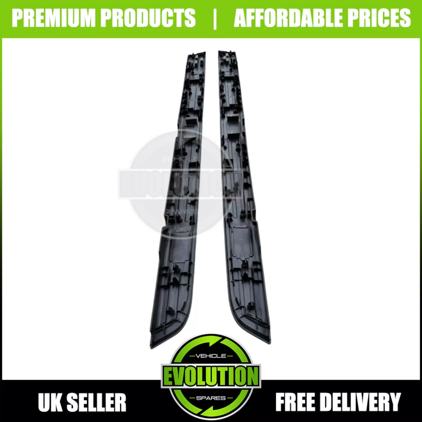 LOAD BED RAIL CAPS PROTECTOR 2 PC SET TAILGATE FOR FORD RANGER T9 2023 ON