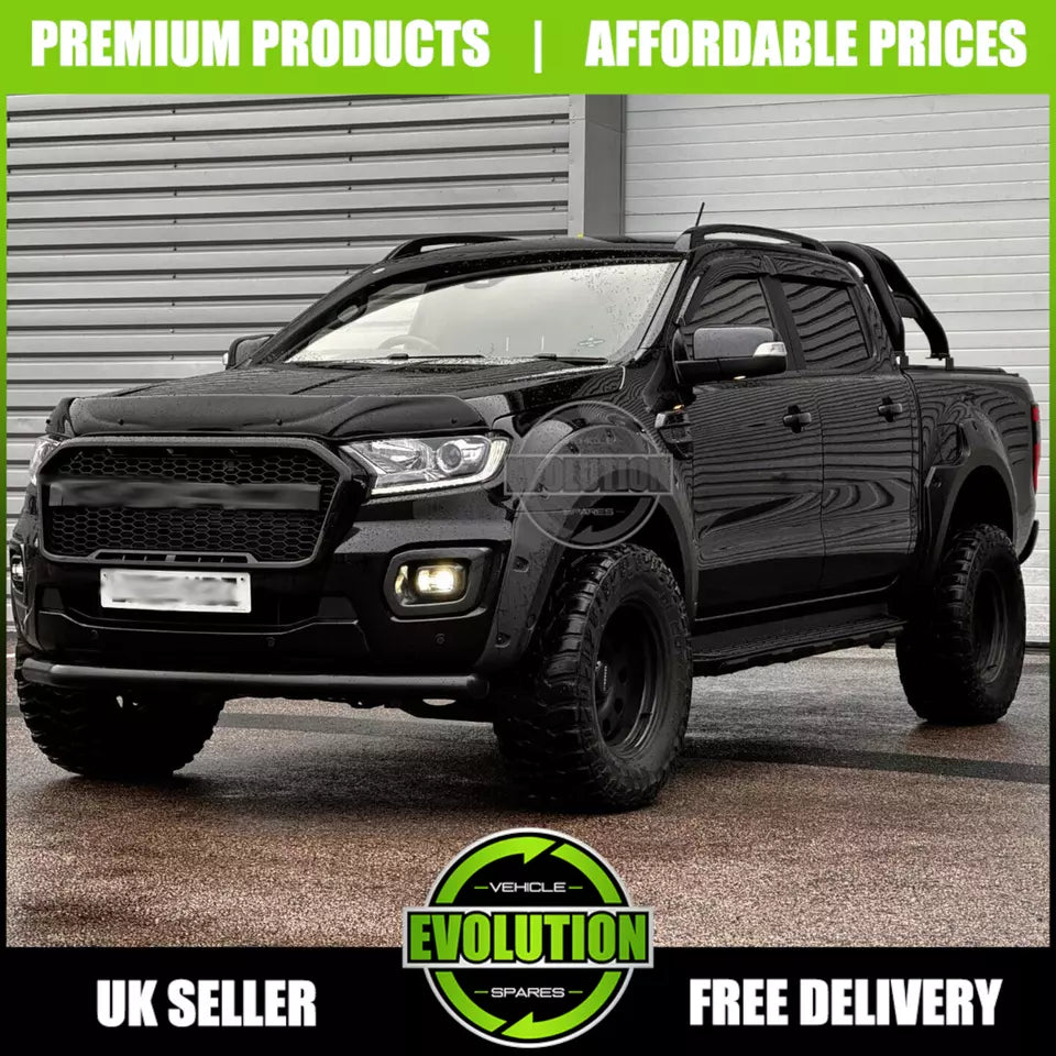 Matte Black Raptor F150 Style LED Grille Grill TO FIT Ford Ranger T8 2018-2022