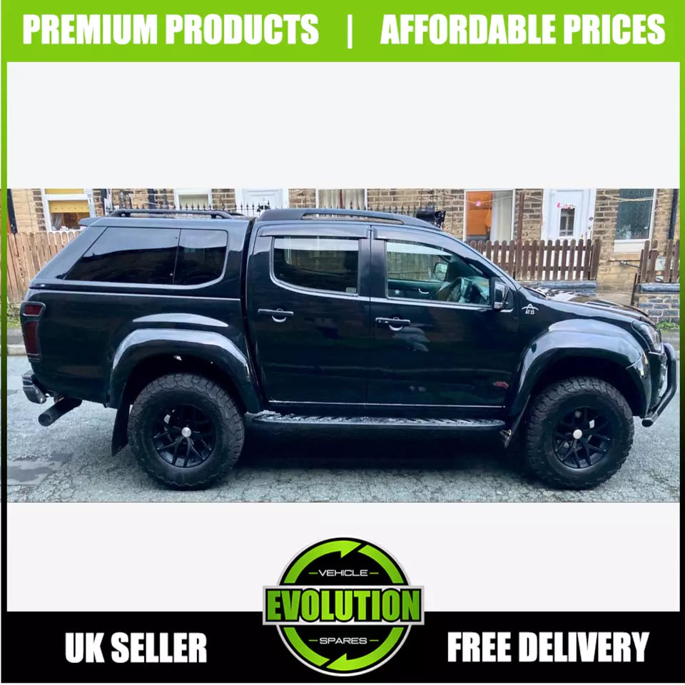 WIND DEFLECTORS WIND RAIN DEFLECTORS VISORS TO FIT ISUZU D-MAX 2021+