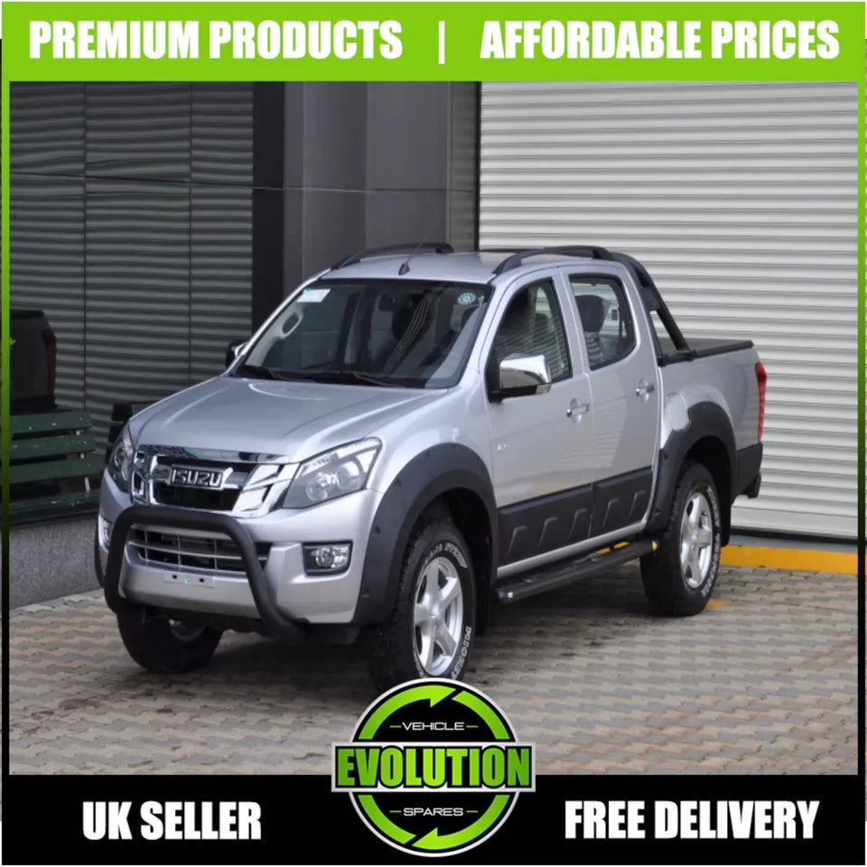 TO FIT ISUZU D-MAX BLACK AXLE NUDGE A-BAR, BULL BAR GUARD 2012-2020