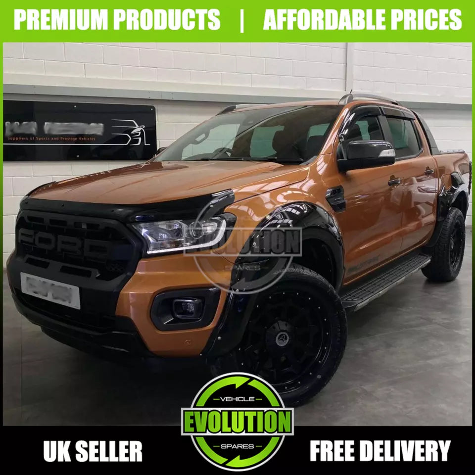 Ford Ranger T7/T8 Bonnet Guard & Wind Deflector Set (2015-2022)