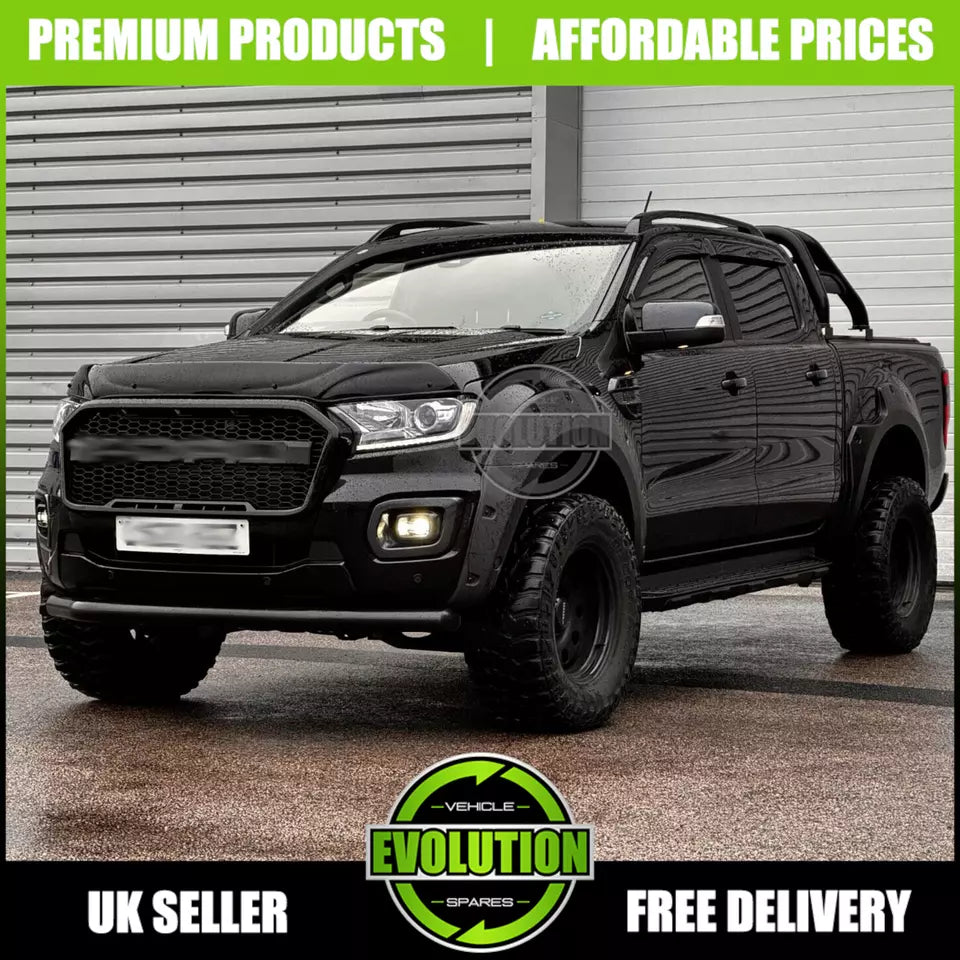 Matte Black Raptor F150 Style LED Grille Grill TO FIT Ford Ranger T8 2018-2022