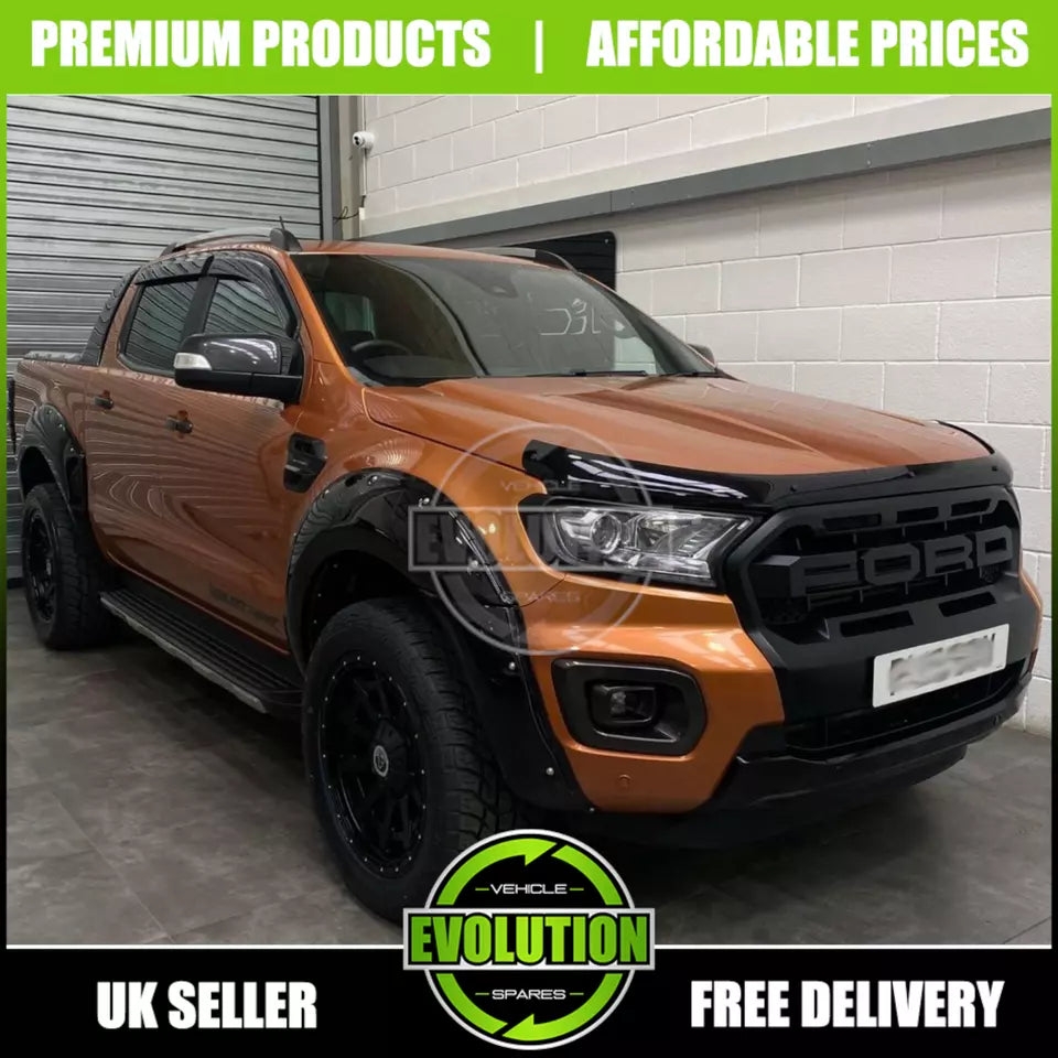 Ford Ranger T7/T8 Bonnet Guard & Wind Deflector Set (2015-2022)