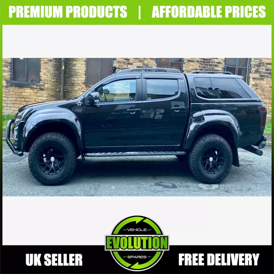 WIND DEFLECTORS WIND RAIN DEFLECTORS VISORS TO FIT ISUZU D-MAX 2021+