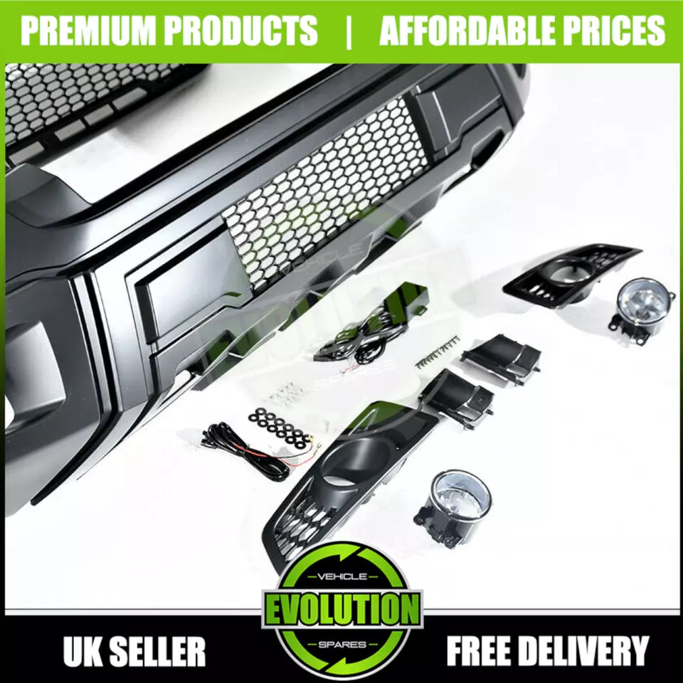 TO FIT Ford Ranger Body Kit Wheel Arches Grille and Bumper Complete Kit 2016-2023