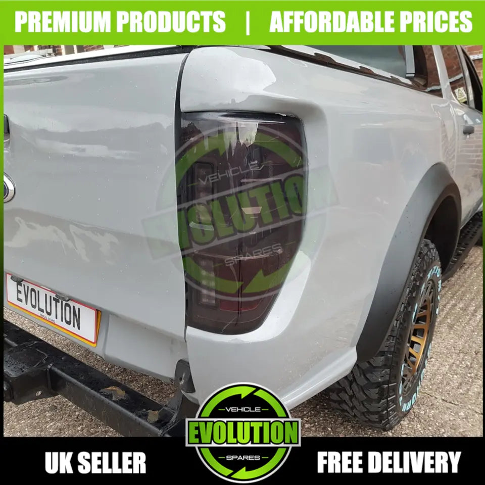 TO FIT FORD RANGER WILDTRACK LED BACK LIGHTS SMOKED FINISH - 2012-2022