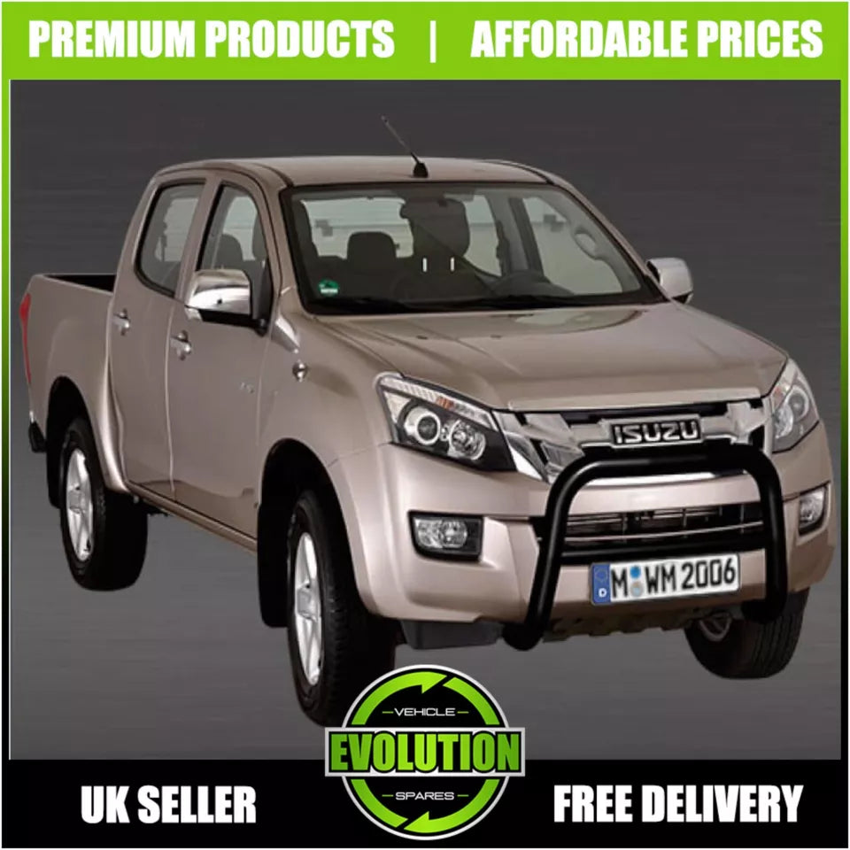 TO FIT ISUZU D-MAX BLACK AXLE NUDGE A-BAR, BULL BAR GUARD 2012-2020