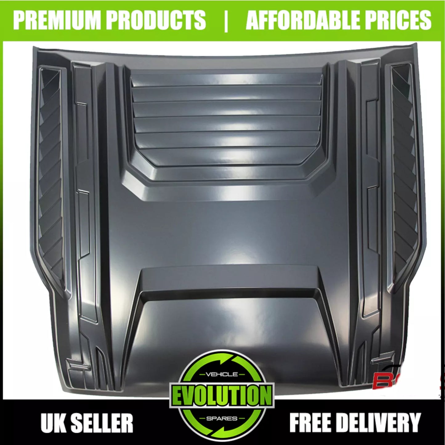 Bonnet Scoop Grill Vent Large Matte To FIT FORD RANGER 2023- T9