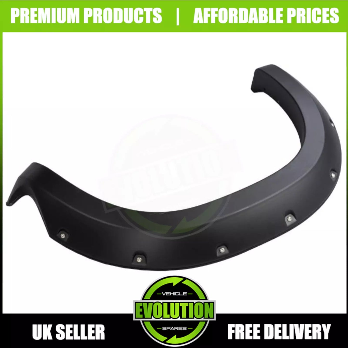 Wide Wheel Arches Fender Flares Matte Black TO FIT FORD RANGER 2011-2016 T6