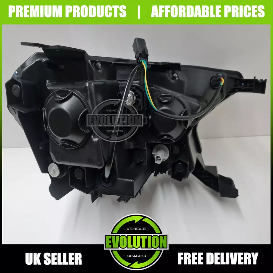 To fit Ford Ranger Headlight Projector Non-Led drl drivers and passenger 2015-2019