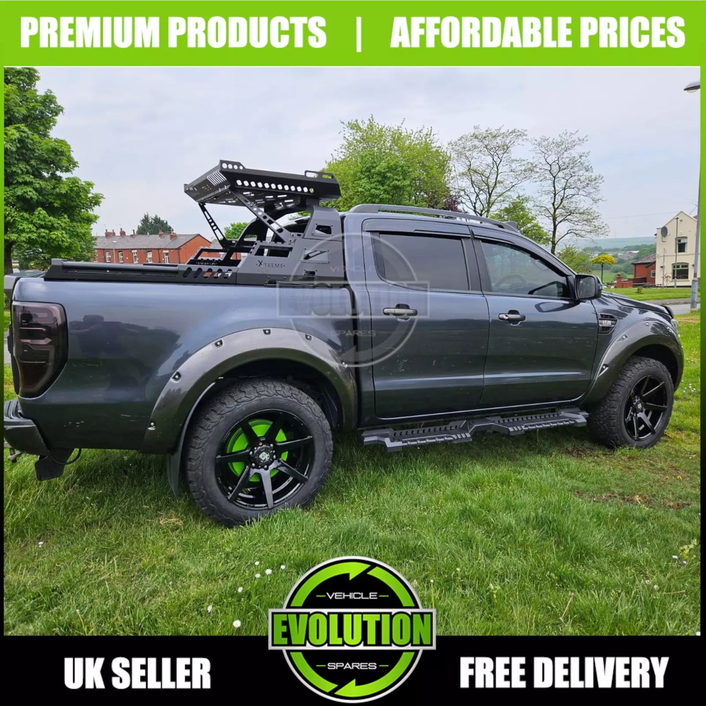 WIND DEFLECTORS WIND SMOKE DEFLECTORS VISORS TO FIT FORD RANGER 2012-2022 OEM