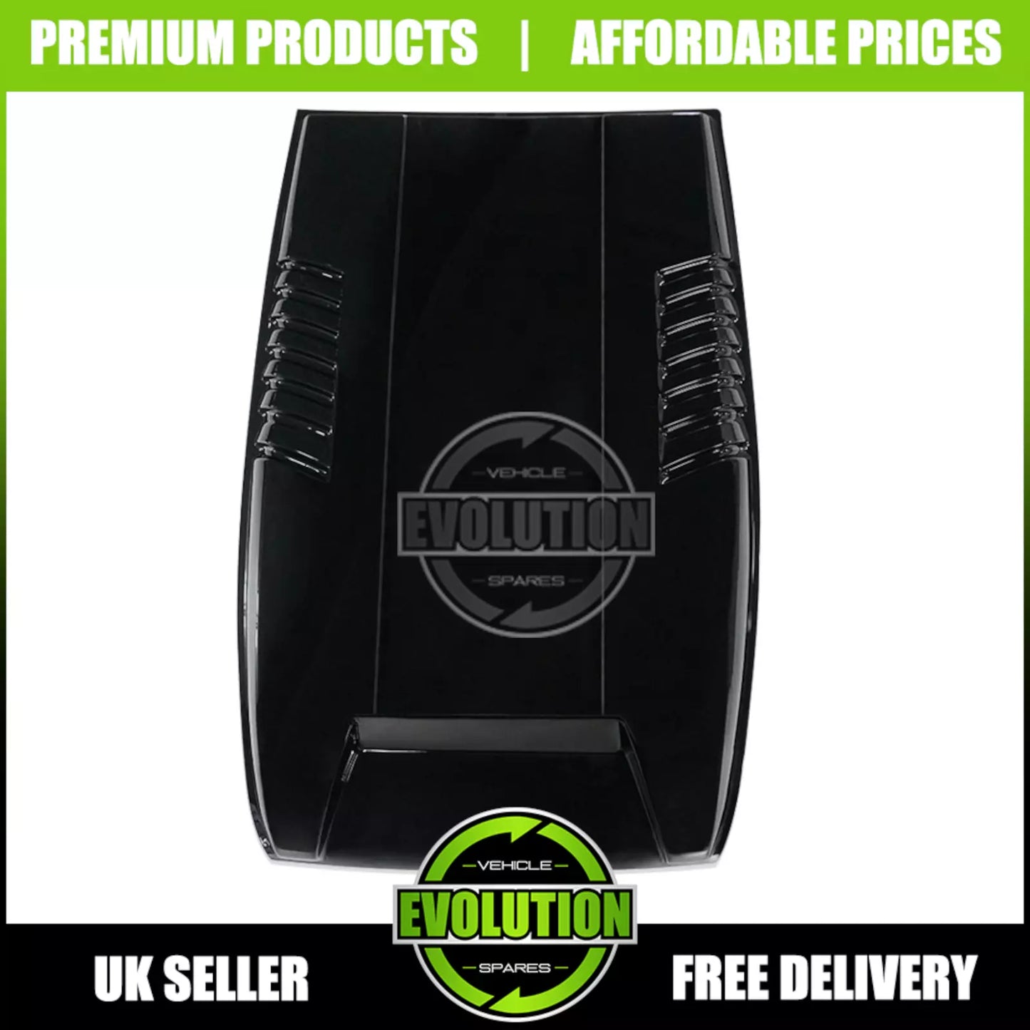 Raptor Style Bonnet Scoop Grill Vent Gloss Black To FIT FORD RANGER 16-22 T7 T8