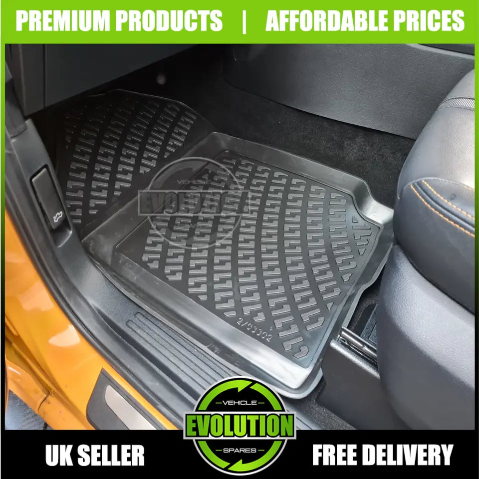 Rubber Floor Mat Tailored Mats TO FIT FORD Ranger wildtrack 2012-2022
