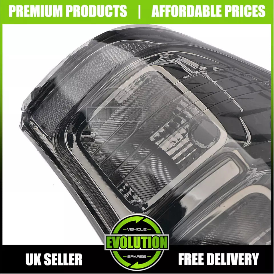 EVS Smoked Rear back Tail Lights Light lamp To fit Ford Ranger 2012-2019 T6 T7
