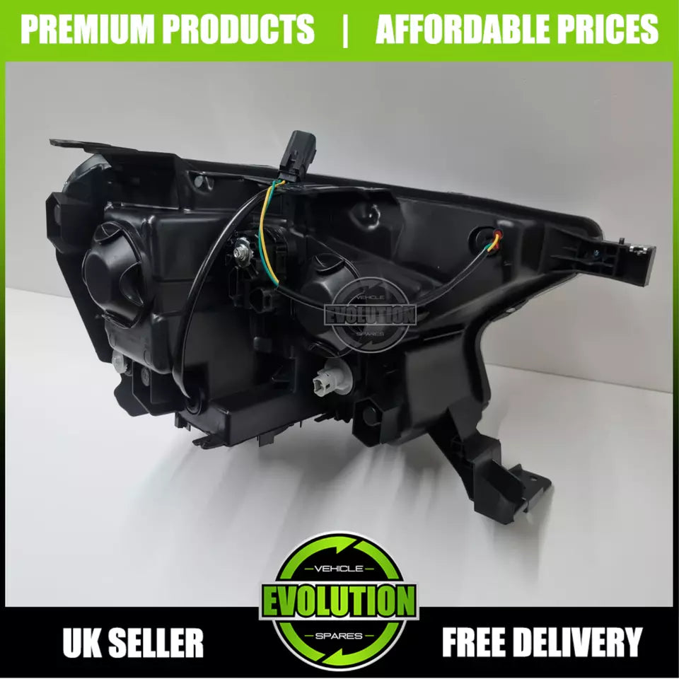 To fit Ford Ranger Headlight Projector Non-Led drl drivers and passenger 2015-2019