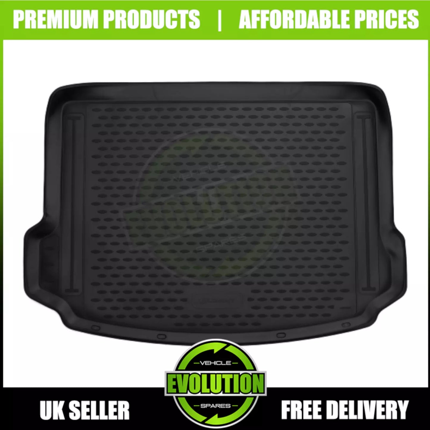 Rubber Boot Tray Liner Mat Protector for Land Rover RR Evoque 2019-2024