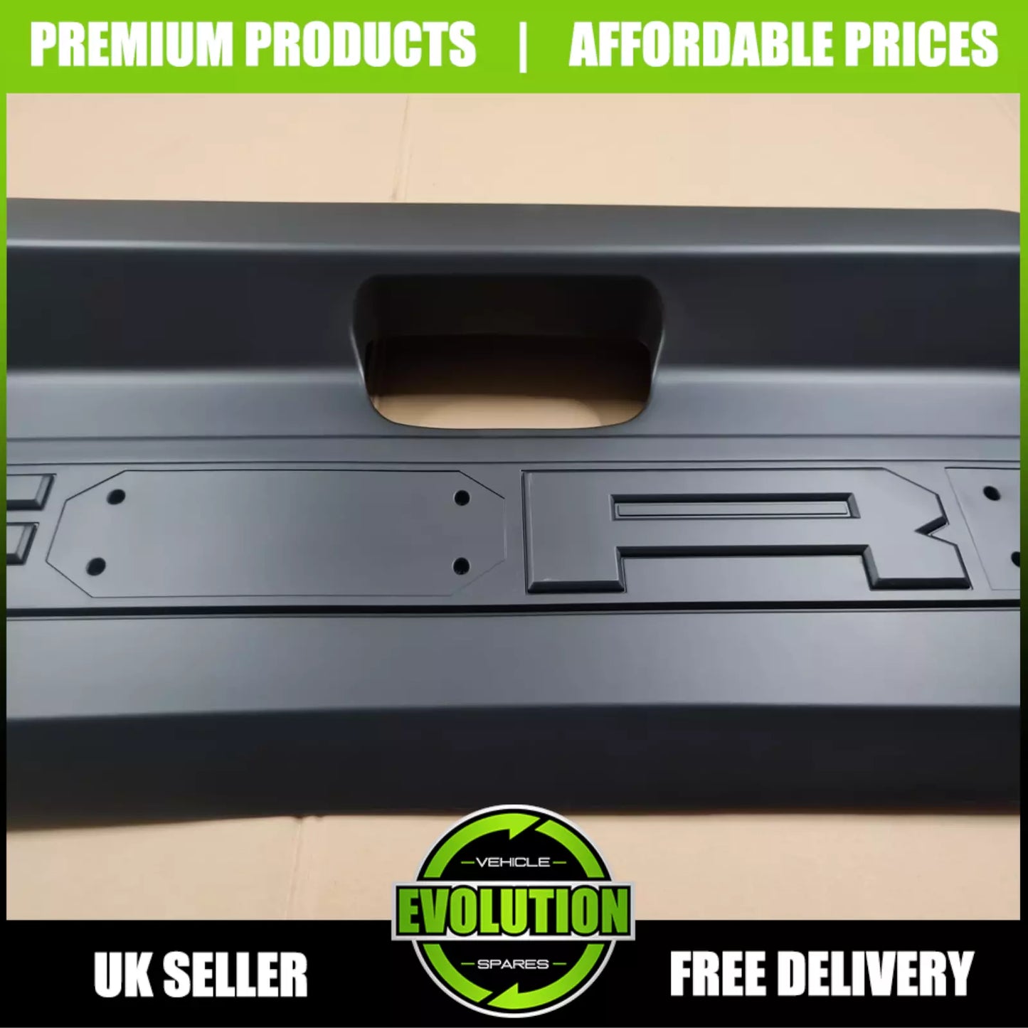 Tailgate Cover Nudge cladding Boot Trim Body Kit Fits Ford Ranger 2012-2022