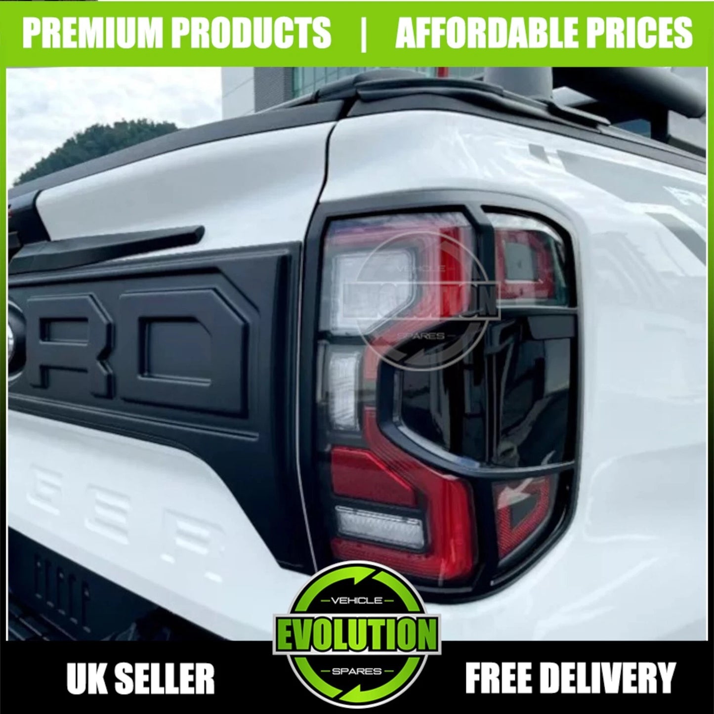 Tailgate Cladding Protector Body Cover Trim kit Fits Ford Ranger T9 2023-2025