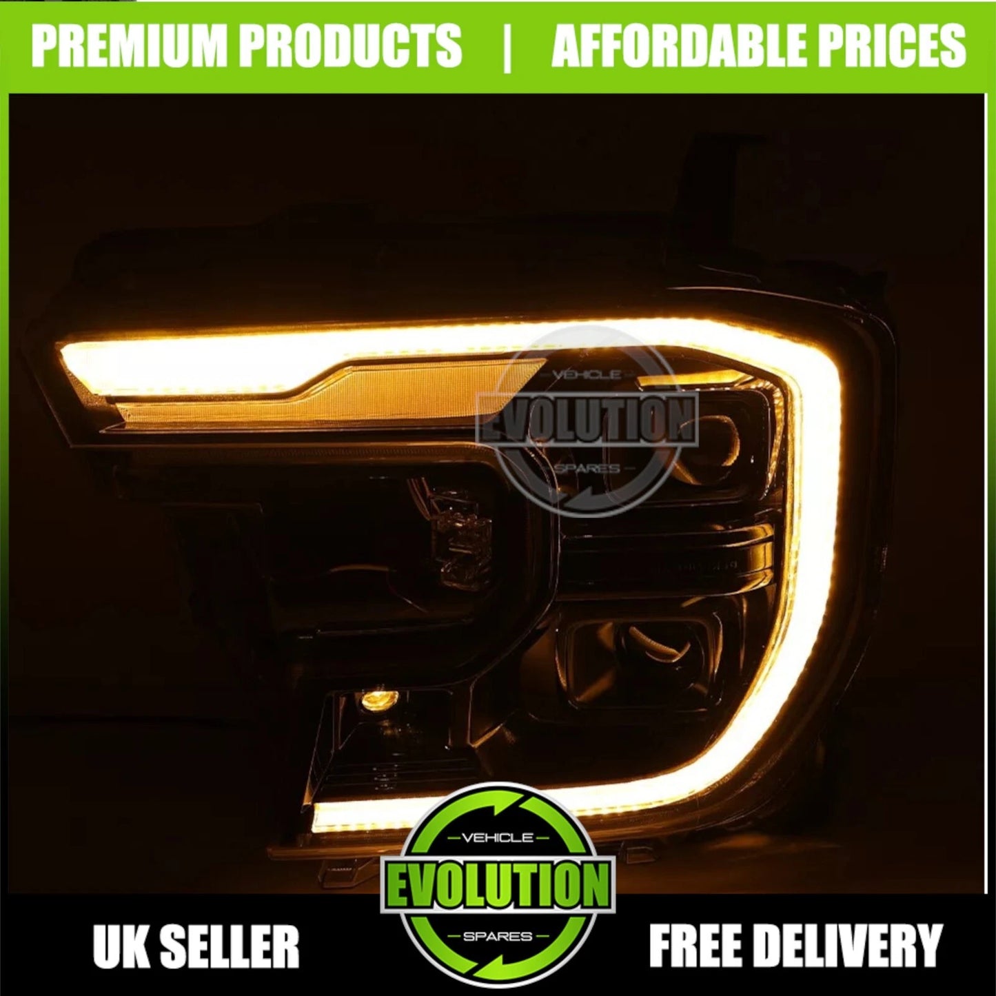 Passenger side Left LED Headlight For Ford Ranger T9 2022-2025 Front Left LH