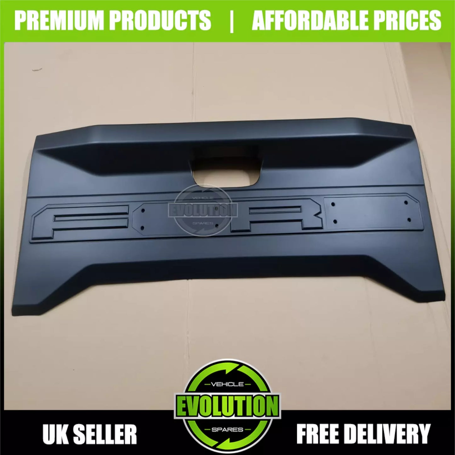 Tailgate Cover Nudge cladding Boot Trim Body Kit Fits Ford Ranger 2012-2022