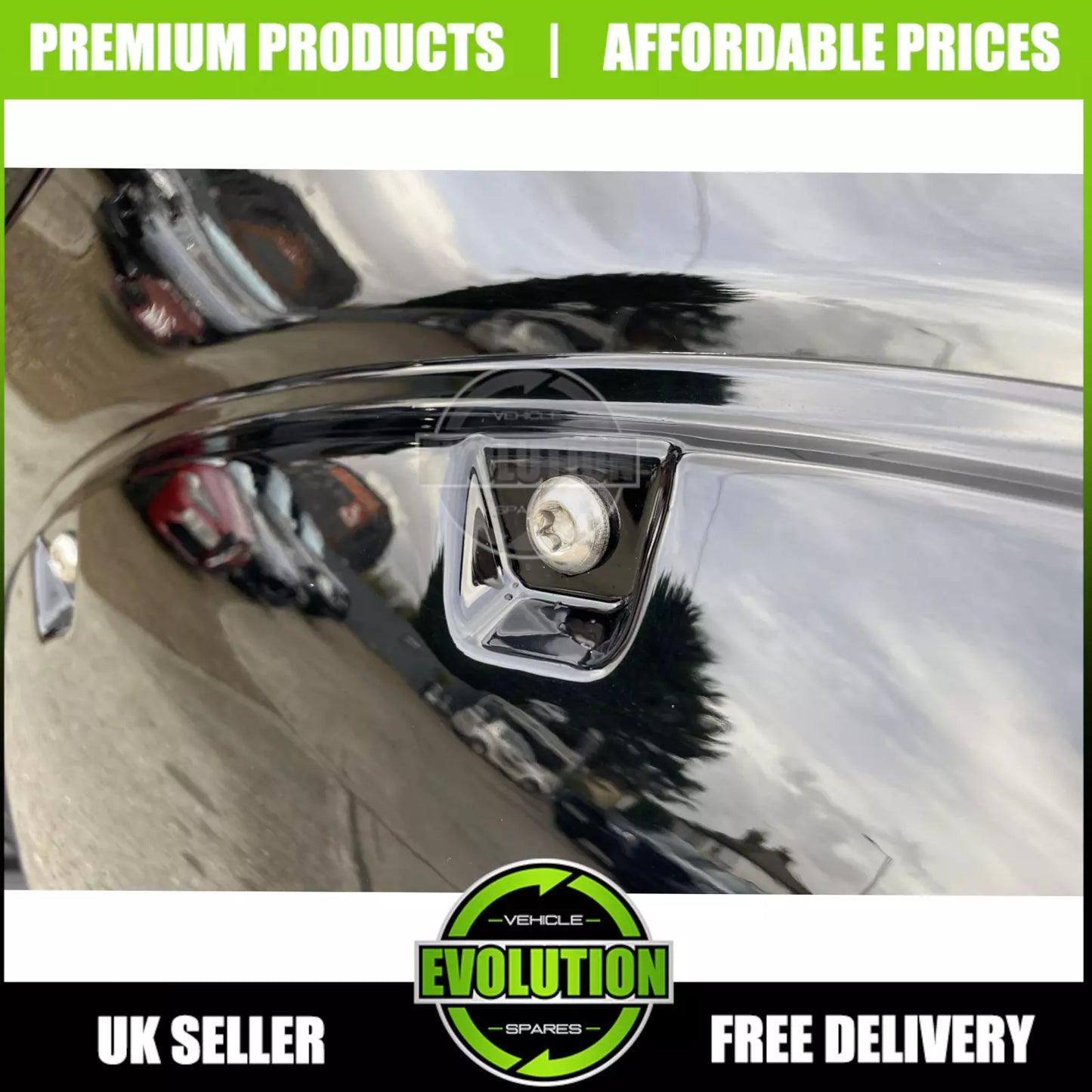 Wheel Arches Gloss black Bolt Wide Look Fits Ford Ranger 2023-2025 T9 Fenders