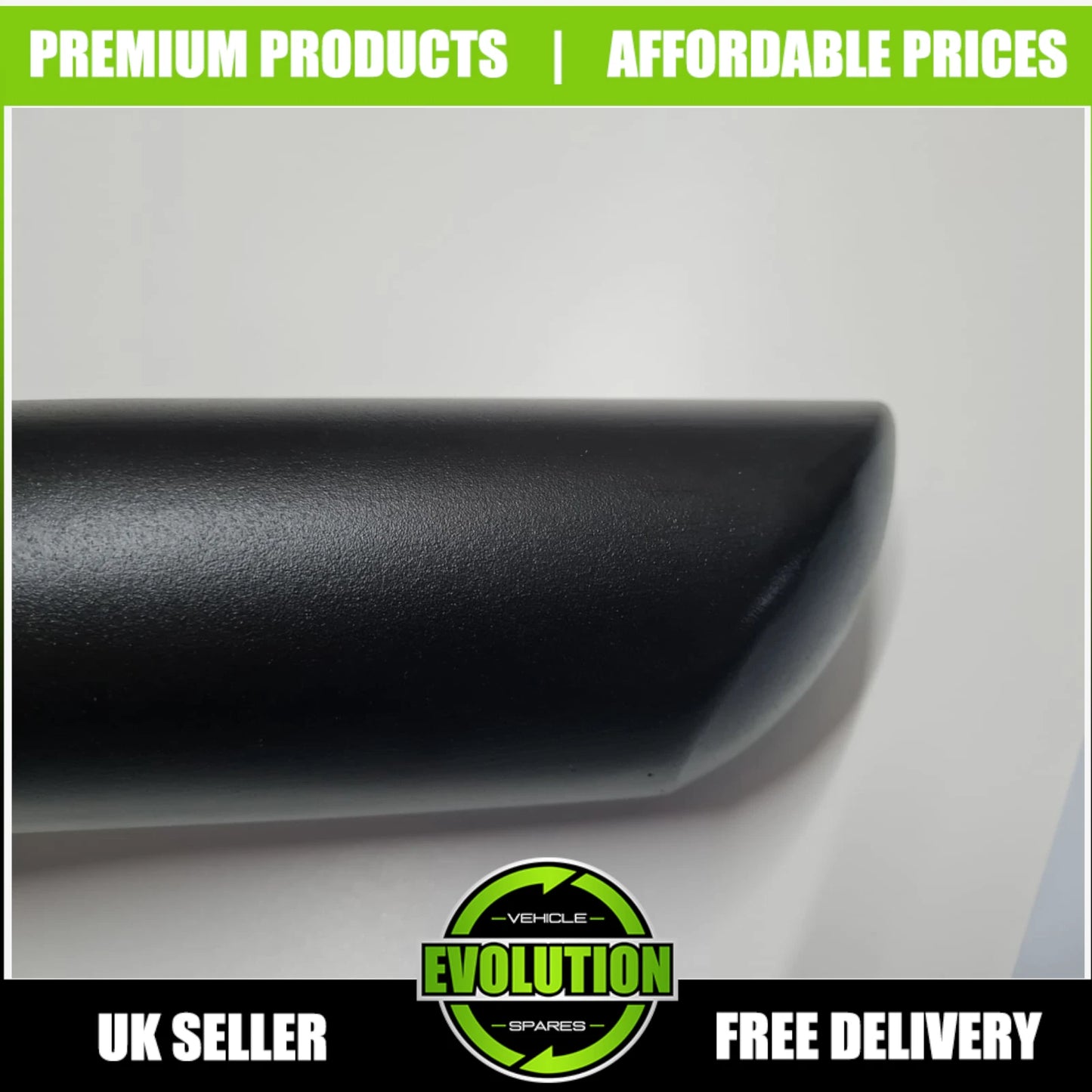 BLACK NUDGE A-BAR BULL BAR GUARD CITY AXLE TO FIT VW AMAROK 2010-2016