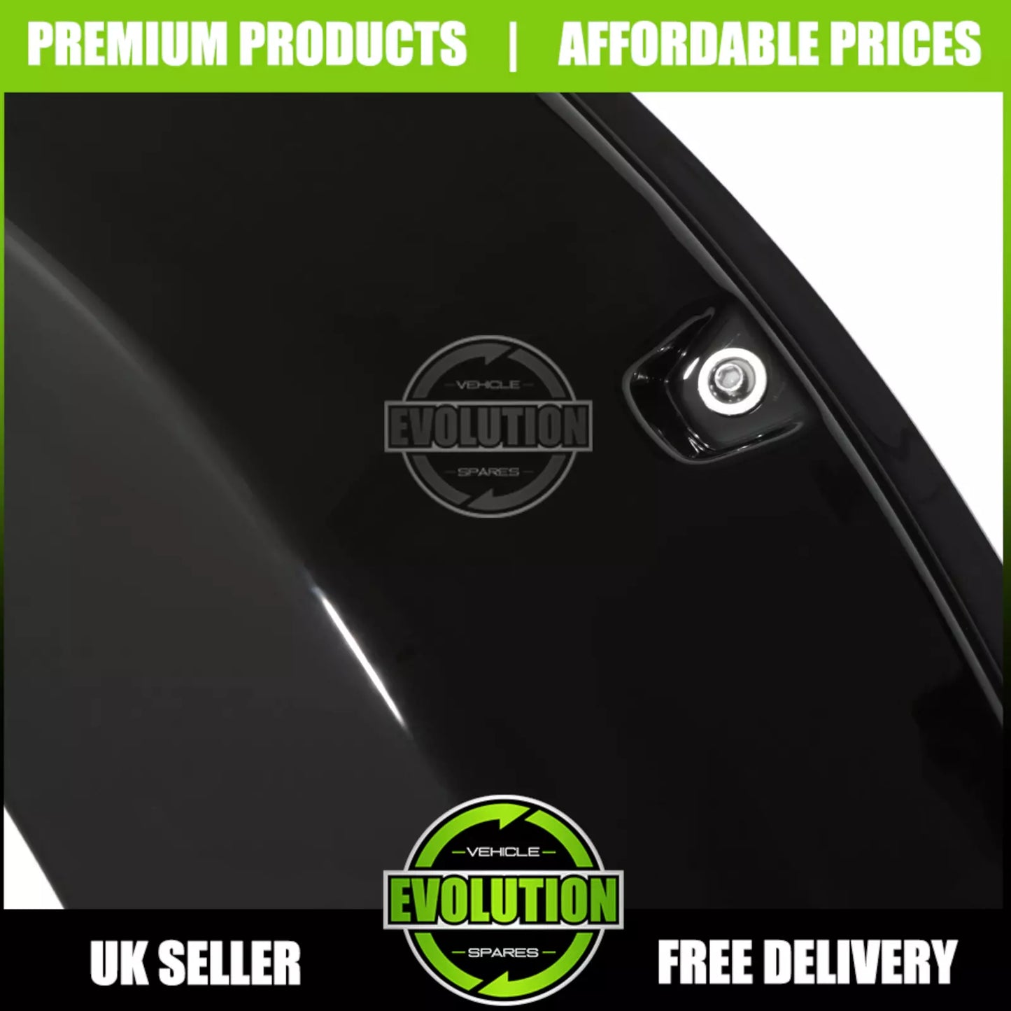 Wheel Arches Gloss black Bolt Wide Look Fits Ford Ranger 2023-2025 T9 Fenders