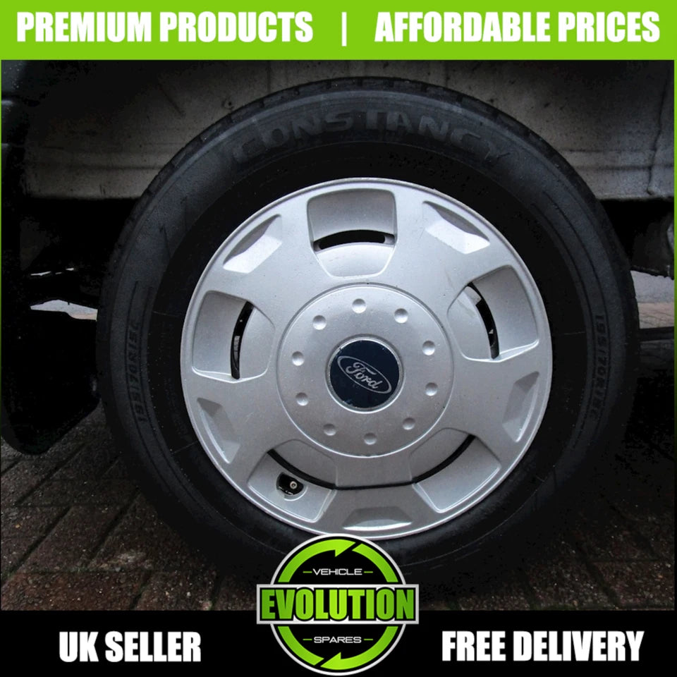 New It's free to sell on eBay Excludes Vehicles and business sellers Sell one like this Share 15" WHEEL TRIMS TO FIT FORD TRANSIT VAN SET OF 4 2000-2018 MK6 MK7 MK8 HUB CAPS