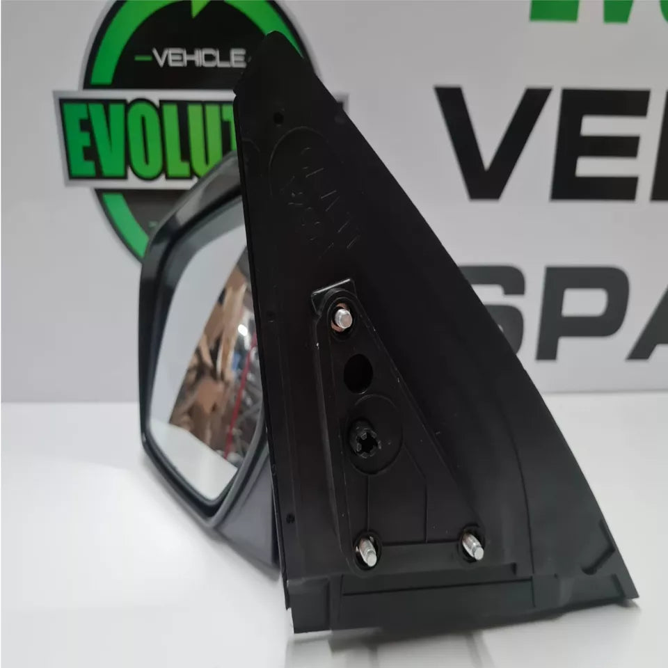 For Mitsubishi L200 Wing Door Mirror Pickup 2006-15 Black Manual passenger Side