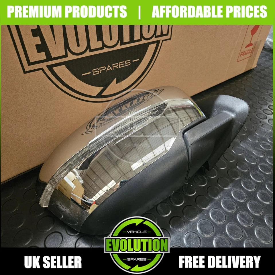 DOOR WING MIRROR ELECTRIC HEATED LED FITS NISSAN NAVARA 2016-2022 DRIVERS RIGHT