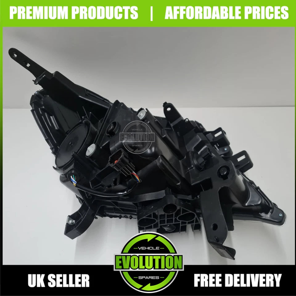 LED HEADLIGHT DRL CHROME OEM STYLE LEFT PASSENGER FITS NISSAN NAVARA 2016-2022