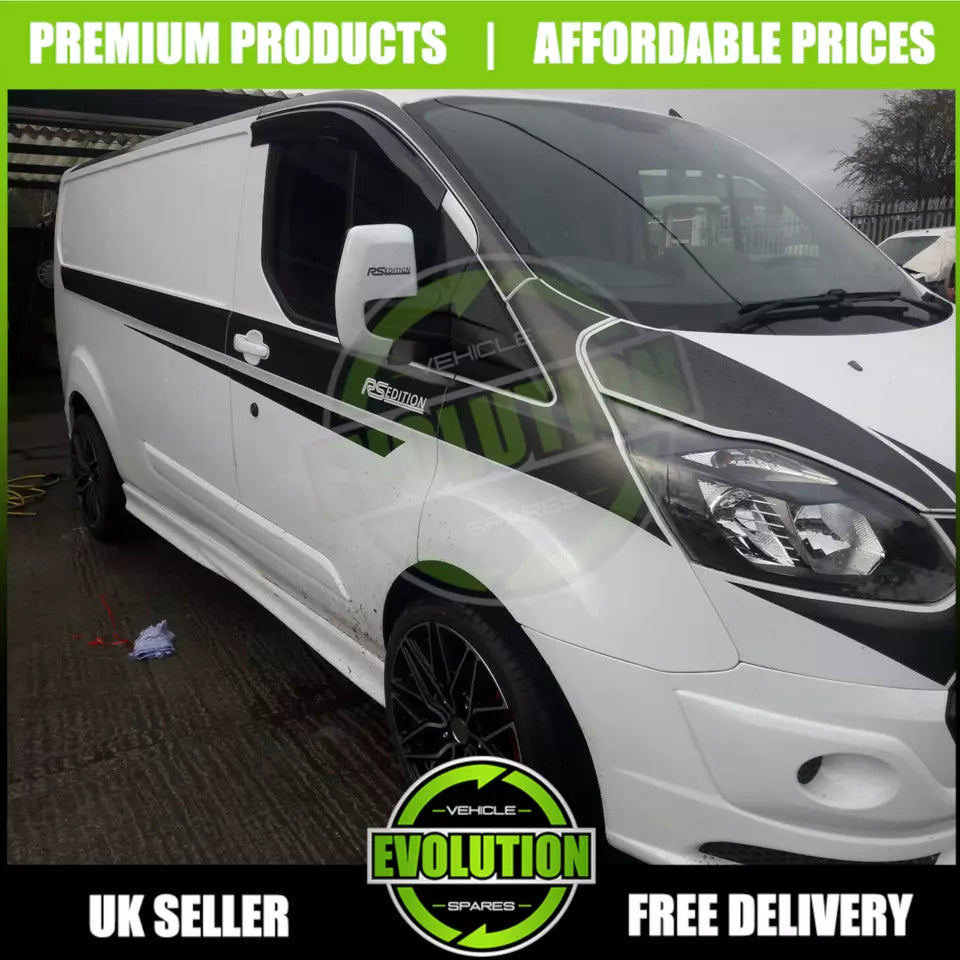 WIND DEFLECTORS RAIN SMOKE TO FIT FORD TRANSIT CUSTOM 2013 - 2022