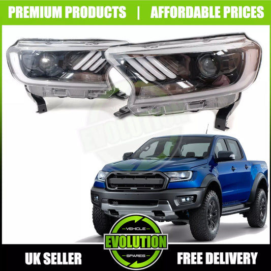 body kit to fit Ford Ranger T6 to T7 Raptor lights bumper wheel arches bonnet