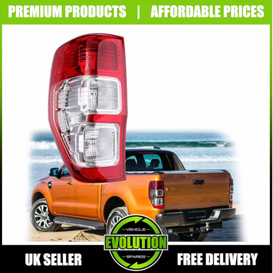 Rear PASSENGER back Light To fit Ford Ranger lamp NS Left 2012-2019 lens T6 T7